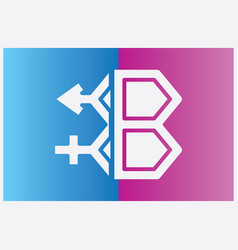 Diagonal Icon Logo Gender