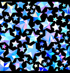 Iridescent Stars On Pink Background Random Stars