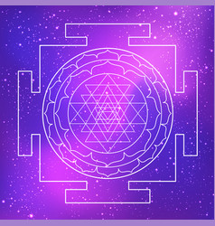 Sri Yantra Or Chakra Form Mystical