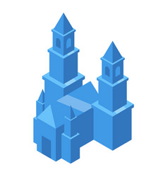 Ice Castle Icon Isometric Rink