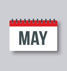 Icon Day Calendar Spring Month May