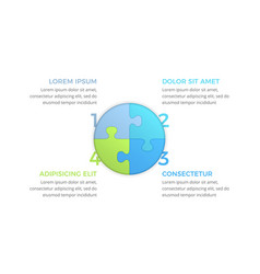 Circle Diagram With Four Elements