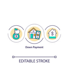 Down Payment Concept Icon