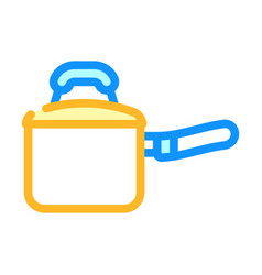 Saucepan Pot Cooking Color Icon