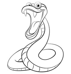 Snake Cartoon With Teeth