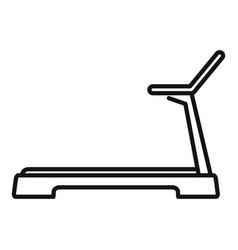 Treadmill Icon Outline Active Fitness