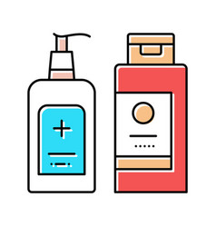 Cream Eczema Treatment Color Icon