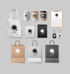 Coffee Shop Mockup Set Package Design