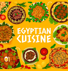 Egyptian Food Restaurant Menu Cover Page Template