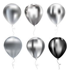 Metal Helium Balloons Set