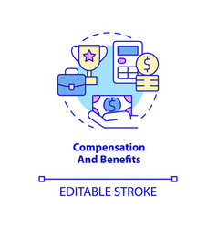 Compensation And Benefits Concept Icon