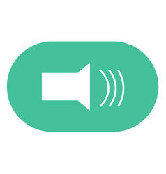 Flat Volume Button Icon