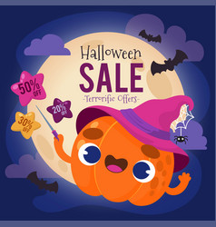 Hand Drawn Halloween Sale Design