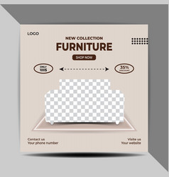 New Furniture Social Media Post Template