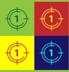 Pop Art Old Film Movie Countdown Frame Icon