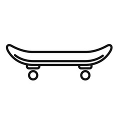 Skateboard Icon Outline Active Sport