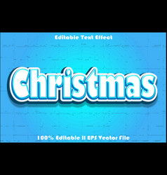 Christmas Editable Text Effect