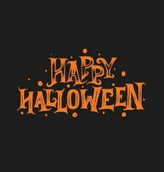 Happy Halloween Lettering Concept Design