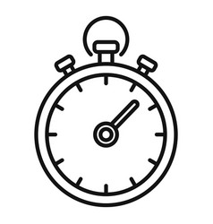 Sport Stopwatch Icon Outline Active