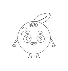 Coloring Page Funny Cranberry Book