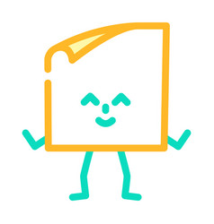 Note Sticker School Character Color Icon