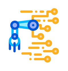 Robot Microchip Outline