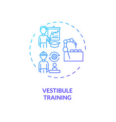 Vestibule Training Concept Icon