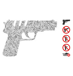 Dash Mosaic Pistol Gun Icon