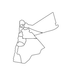 Doodle Map Of Jordan With States