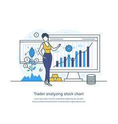 Professional Trader Analyzing Stock Chart