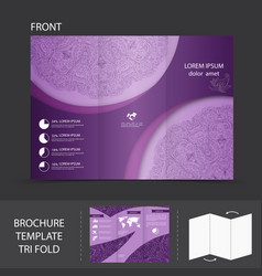 Purple Brochure Template