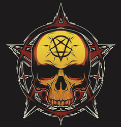 Skull With Star