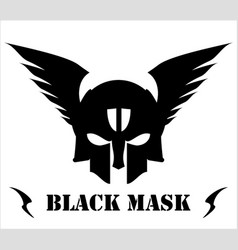 Winged Black Mask