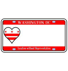 Washington Dc License Plate