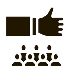 Social Group Icon Glyph