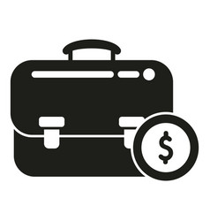 Suitcase Strategy Business Icon Simple