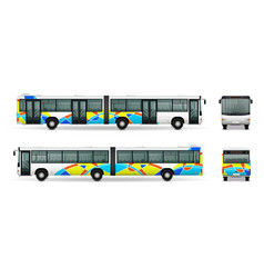 Articulated Bus Realistic Set