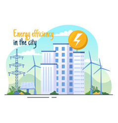 Energy Efficiency In The City With Sustainable