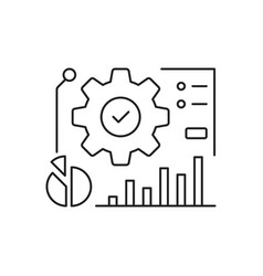 Data Management Or Execute Process Icon