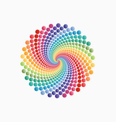 Free Rainbow Vortex Background Design