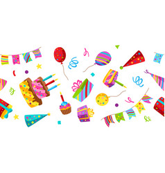 Happy Birthday Pattern Celebration Or Holiday