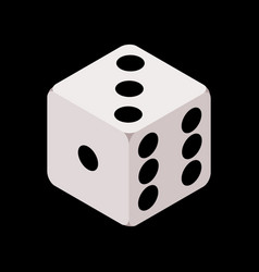 One Isometric Craps Game Dice Matte Photo