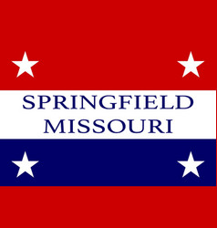 Flag Of Springfield City Missouri