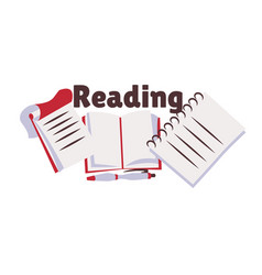 Reading Book Manual Badge Sticker