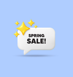 Spring Sale Tag Special Offer Price Sign 3d