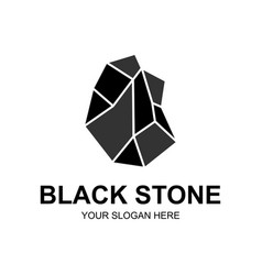 Black Stone Flat Style Logo