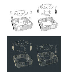 Disassembled Heatsink With Fan