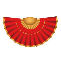 Isolated Traditional Asian Hand Fan