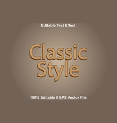 Classic Style Text Effect 3d Emboss