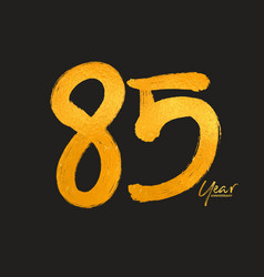 Gold 85 Years Anniversary Celebration